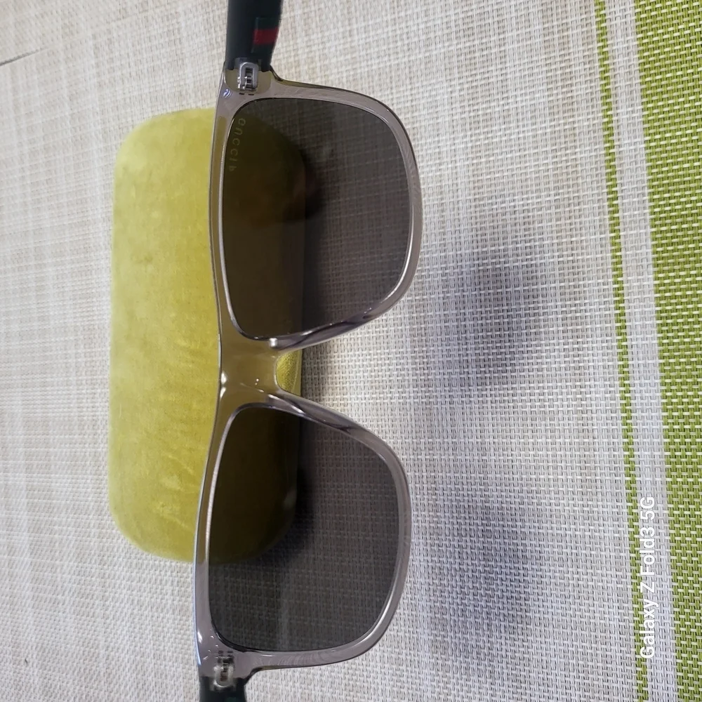 Gucci Black Sunglasses with Case and dust bag